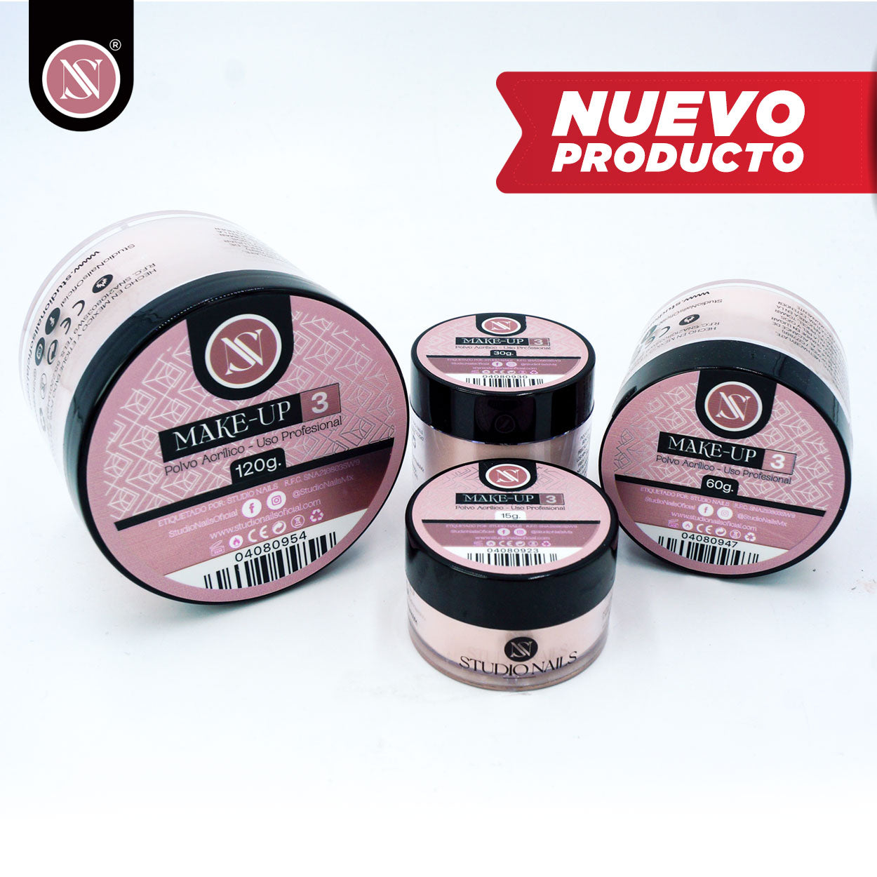 Make Up Tres Studio Nails (acrílico)