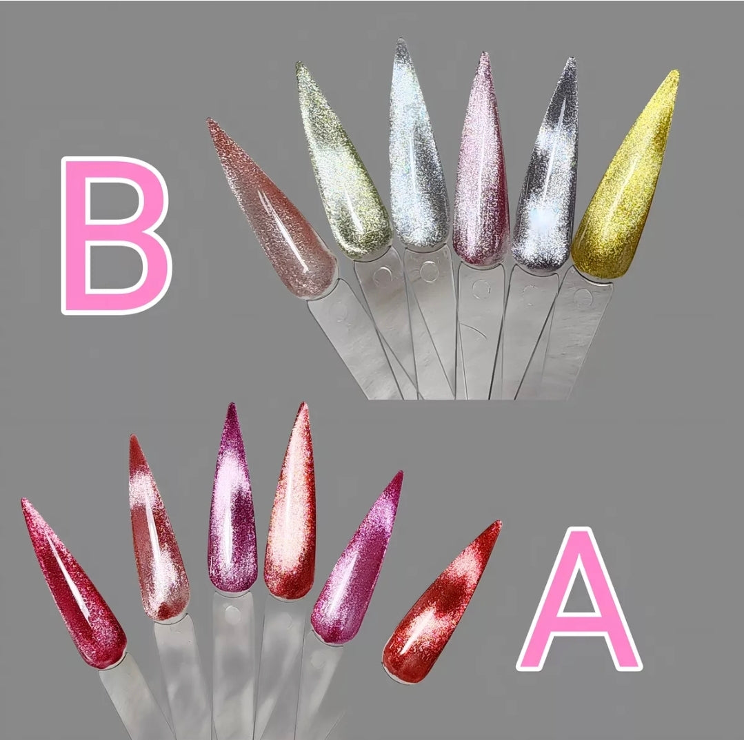 Gamas de Gel de Efecto Ojo de gato Miss Cherry (6 piezas)