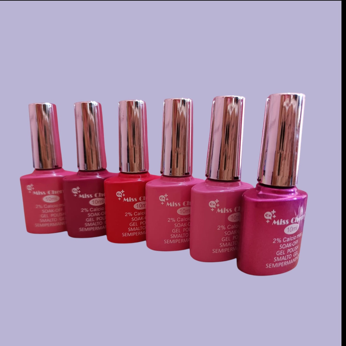 Gamas de Gel semipermanente Miss Cherry 12 piezas (GAMA)
