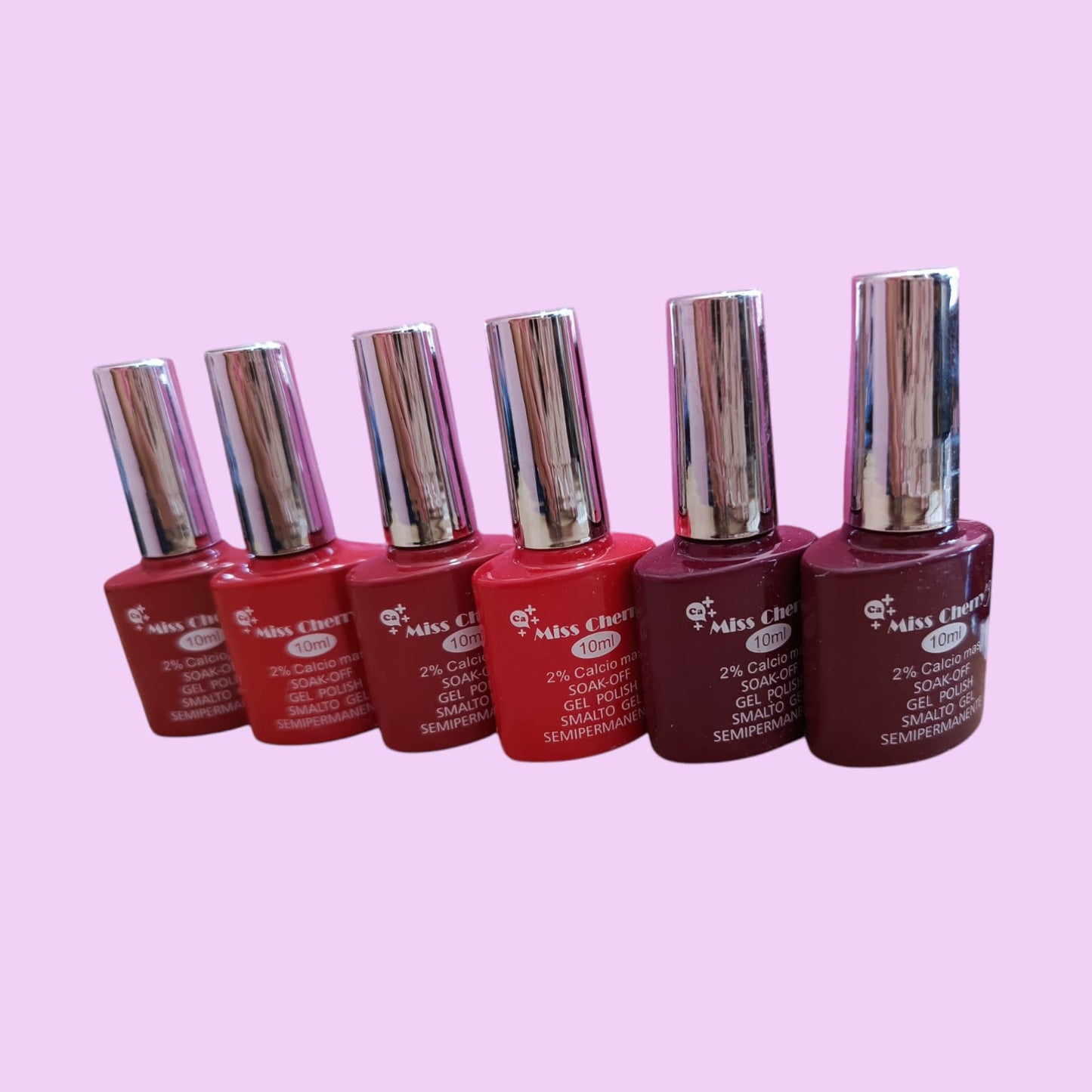 Gamas de Gel semipermanente Miss Cherry 12 piezas (GAMA)