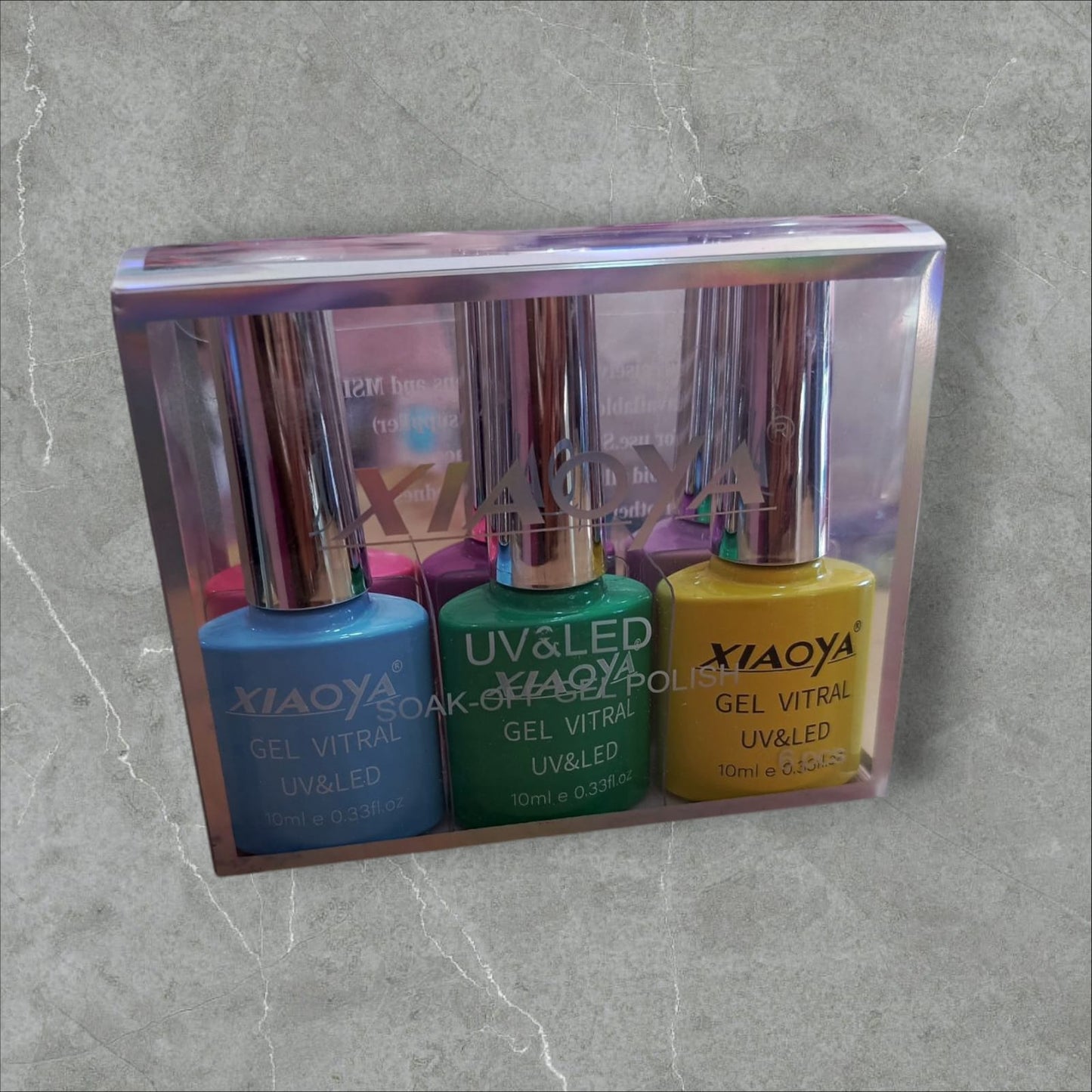 Gamas de Gel de Efecto Vitral Xiaoya (6 piezas)