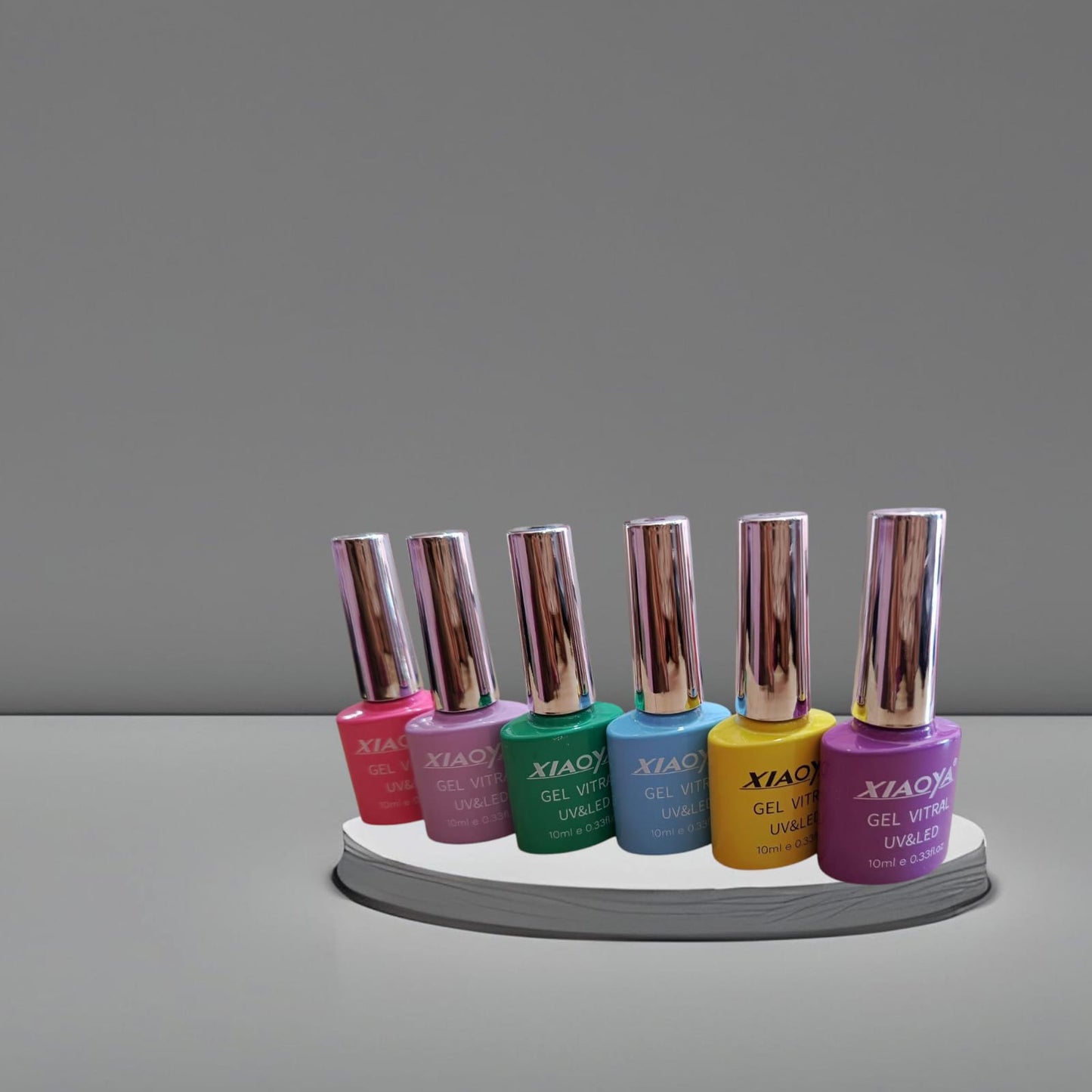 Gamas de Gel de Efecto Vitral Xiaoya (6 piezas)