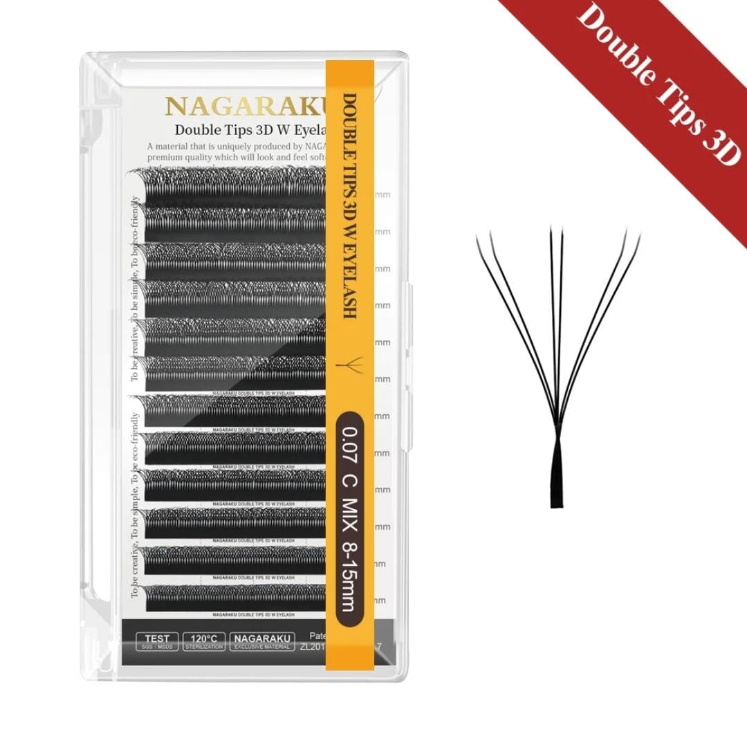 Nagaraku 3D/4D/5D - Fibras tecnológicas 0.07 mm POR MEDIDA (extensiones)