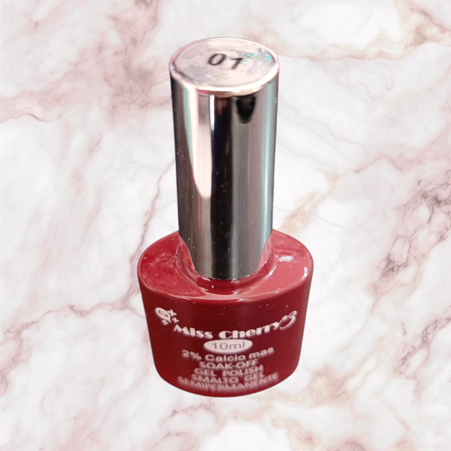 Gel semipermanente Miss Cherry Red A (POR PIEZA)
