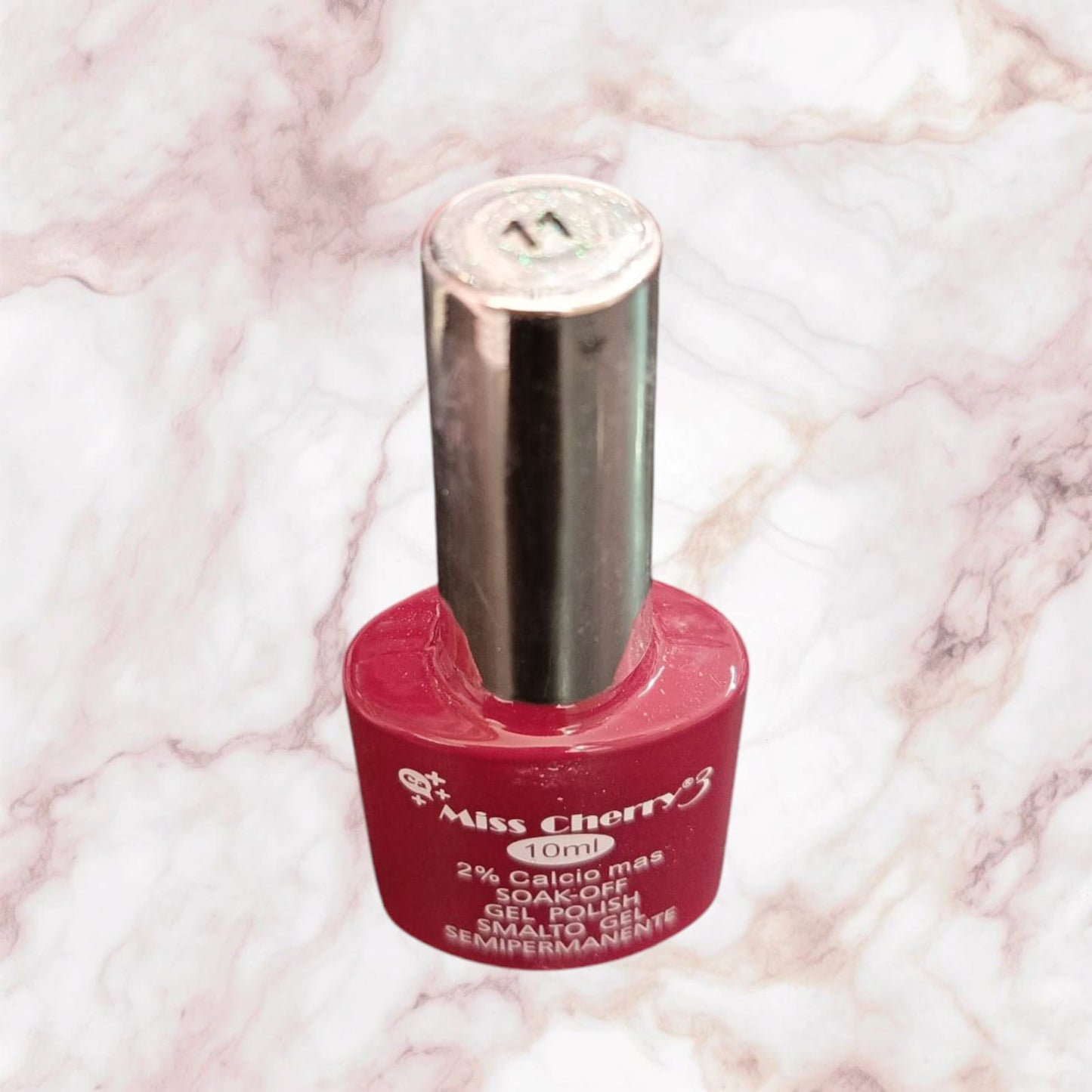 Gel semipermanente Miss Cherry Red A (POR PIEZA)