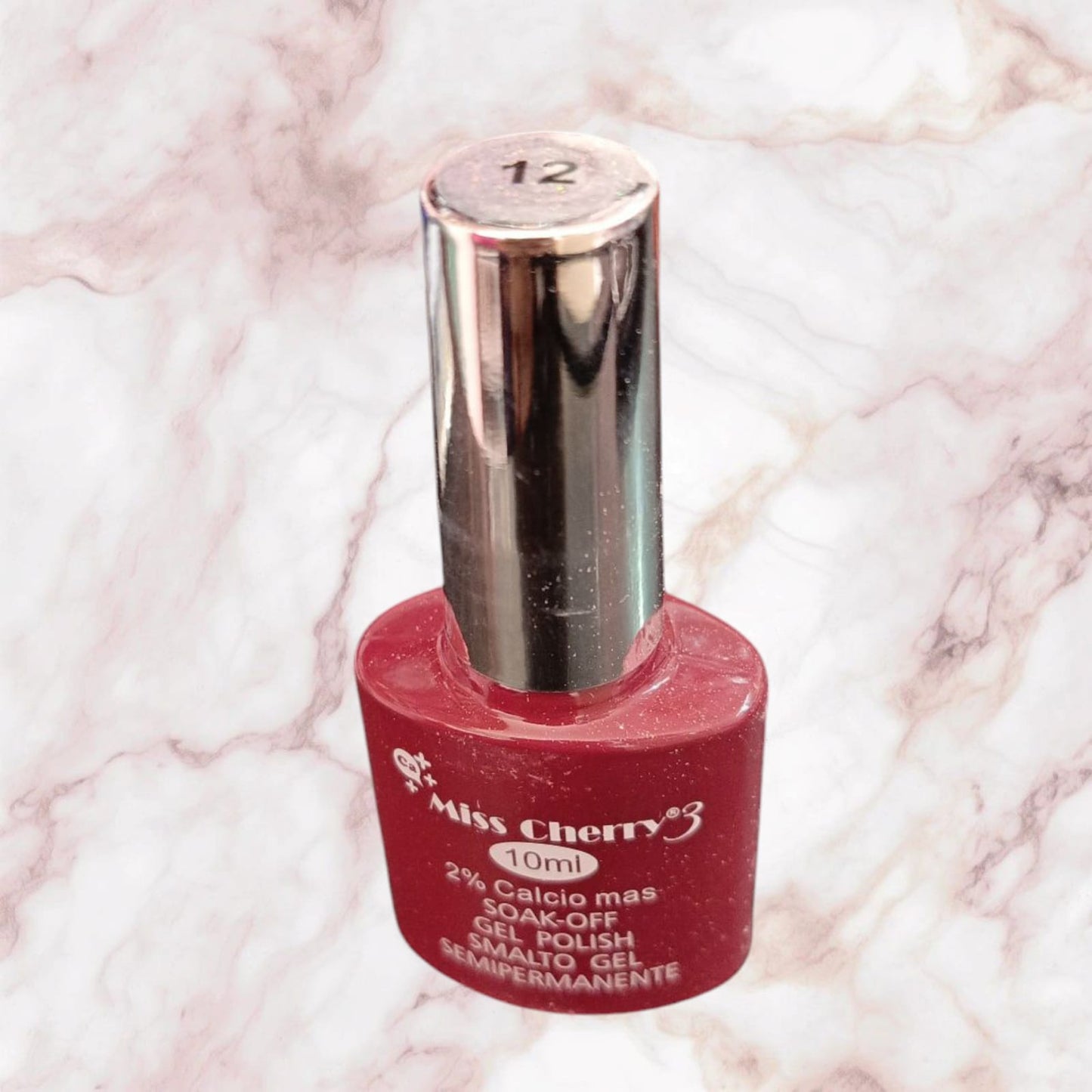 Gel semipermanente Miss Cherry Red A (POR PIEZA)