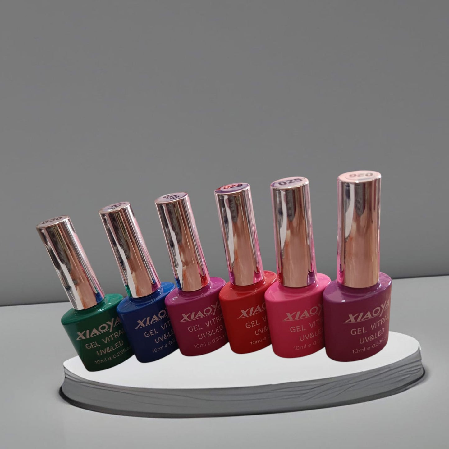 Gamas de Gel de Efecto Vitral Xiaoya (6 piezas)