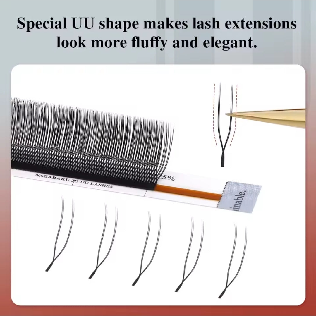 Blister nagaraku U forma YY 2D D 0.07 mm 8-15 mm (extensiones)