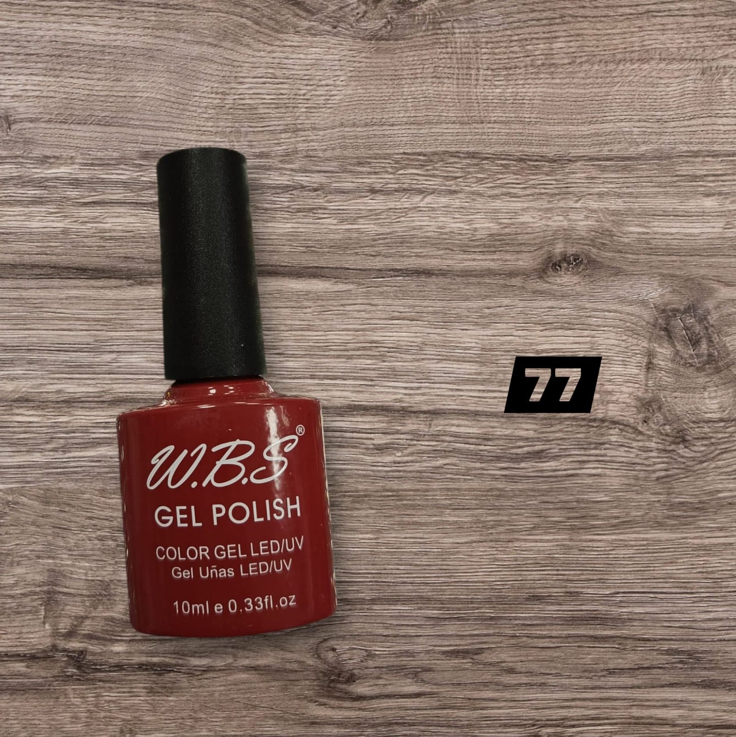 Gel semipermanente WBS Rojo (por pieza)