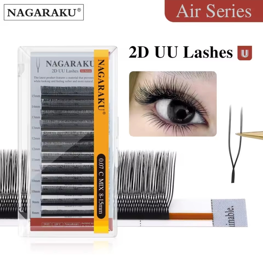 Blister nagaraku U forma YY 2D D 0.07 mm 8-15 mm (extensiones)