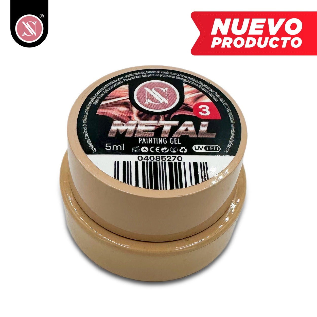Metal Painting Gel 5ml – | Efecto Ultra Metálico StudioNails