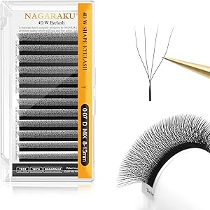 Nagaraku 3D/4D/5D - Fibras tecnológicas 0.07 mm POR MEDIDA (extensiones)