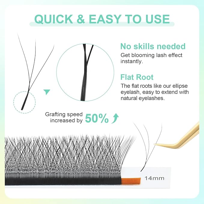 Nagaraku 3D/4D/5D - Fibras tecnológicas 0.07 mm POR MEDIDA (extensiones)