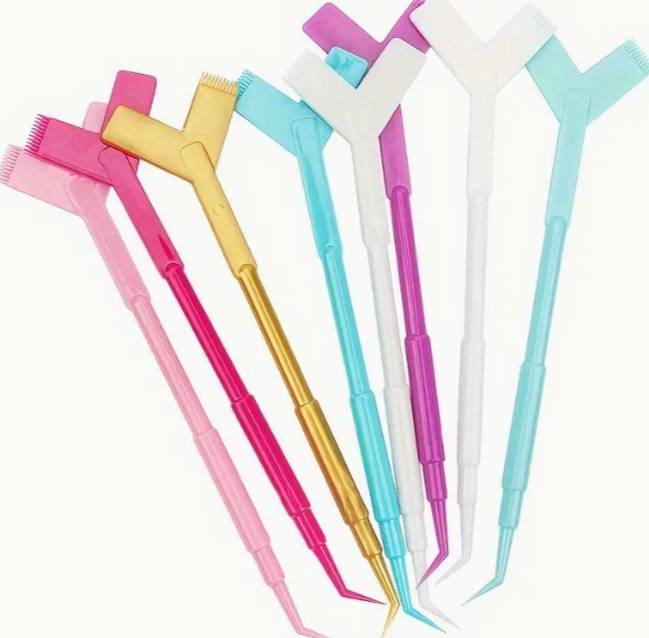 Palitos para rizar pestañas, con cepillo y peine para pestañas, Lifting (accesorios)