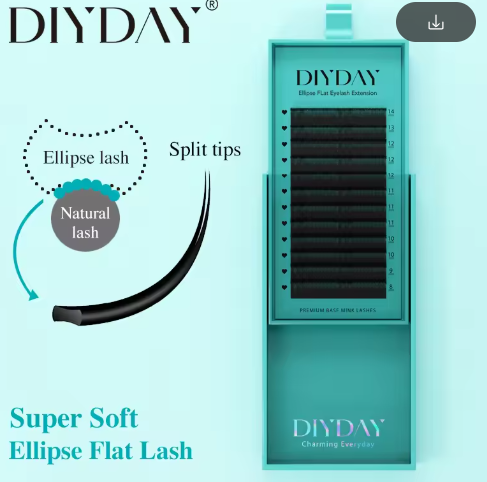 Extensiones DiyDay Pemium Ellipse Lashes o Flat (cola de sirena)