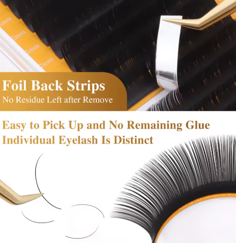 Extensiones Nagaraku Mate Premium Elipse Lashes o Flat (cola de sirena)