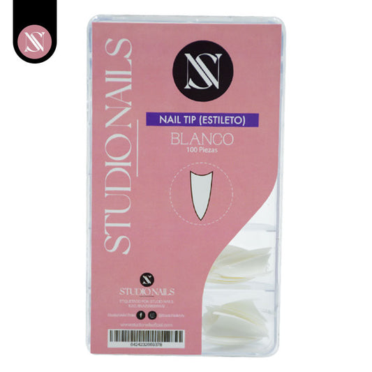 Tip Estileto 100pz StudioNails