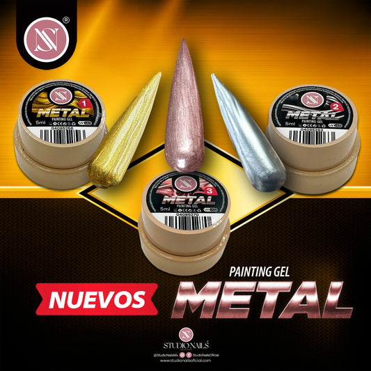 Metal Painting Gel 5ml – | Efecto Ultra Metálico StudioNails