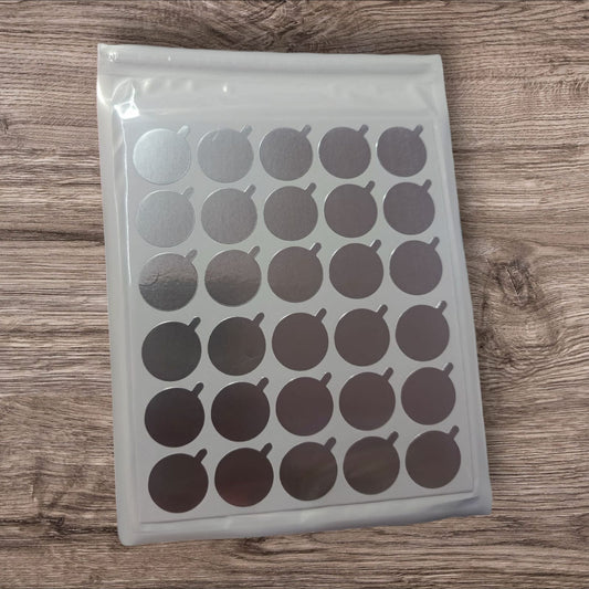 Sticker de aluminio para piedra jade
