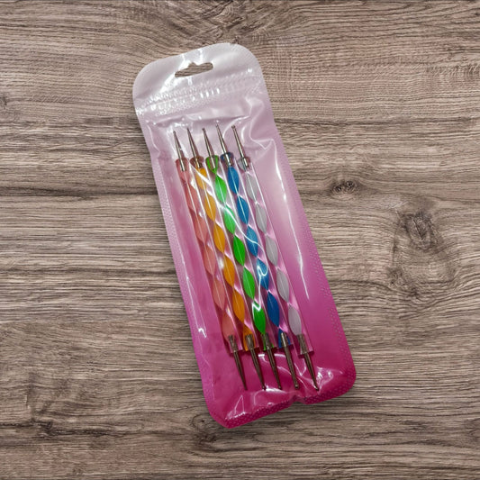 Set de Punteros dobles para uñas