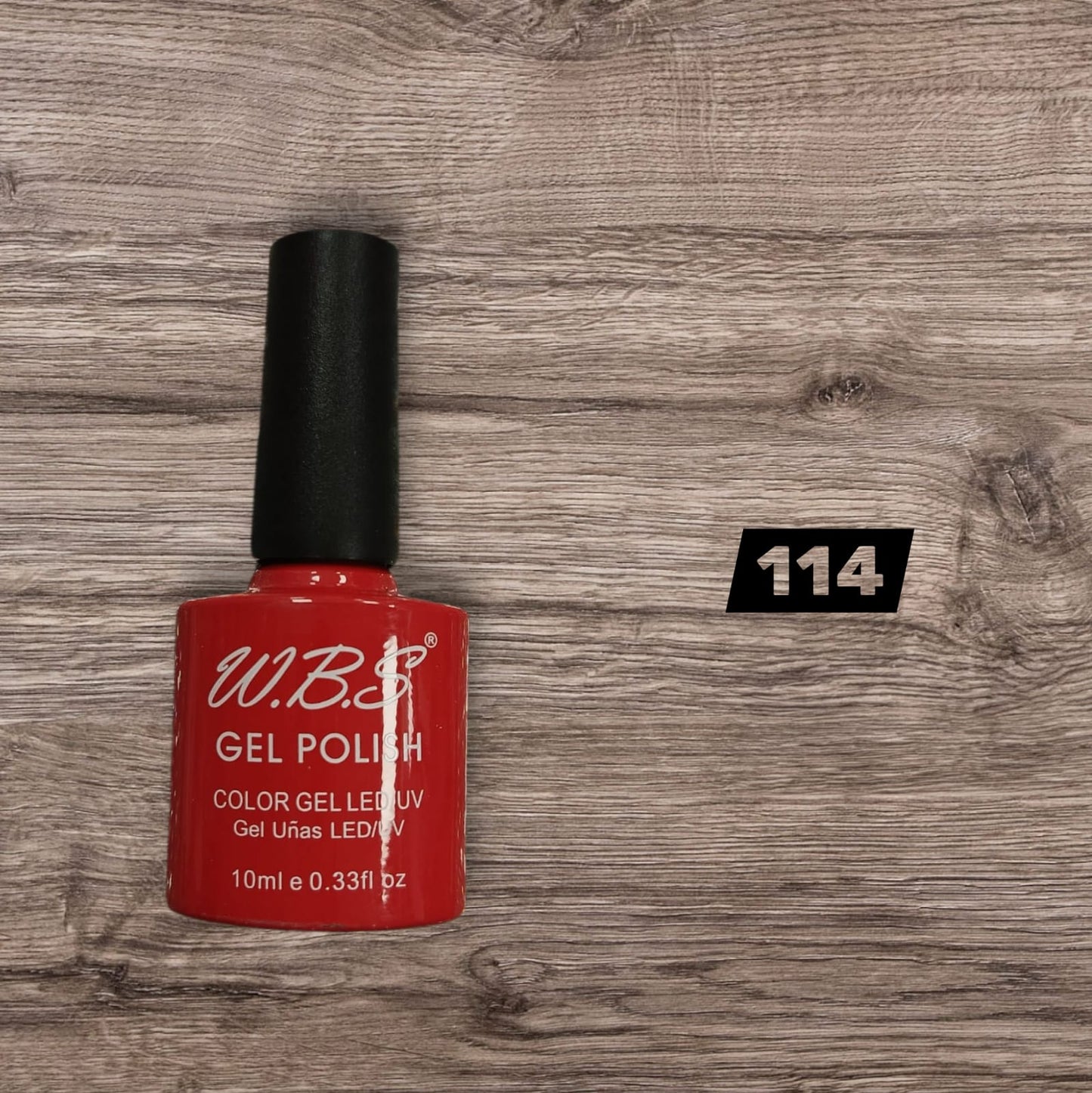 Gel semipermanente WBS Rojo (por pieza)