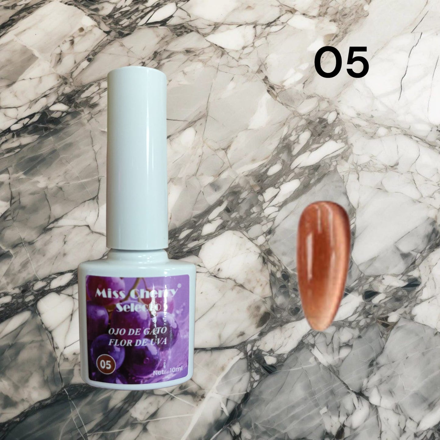 Gel de Efecto Ojo de gato Miss Cherry Flor de uva (por piezas)