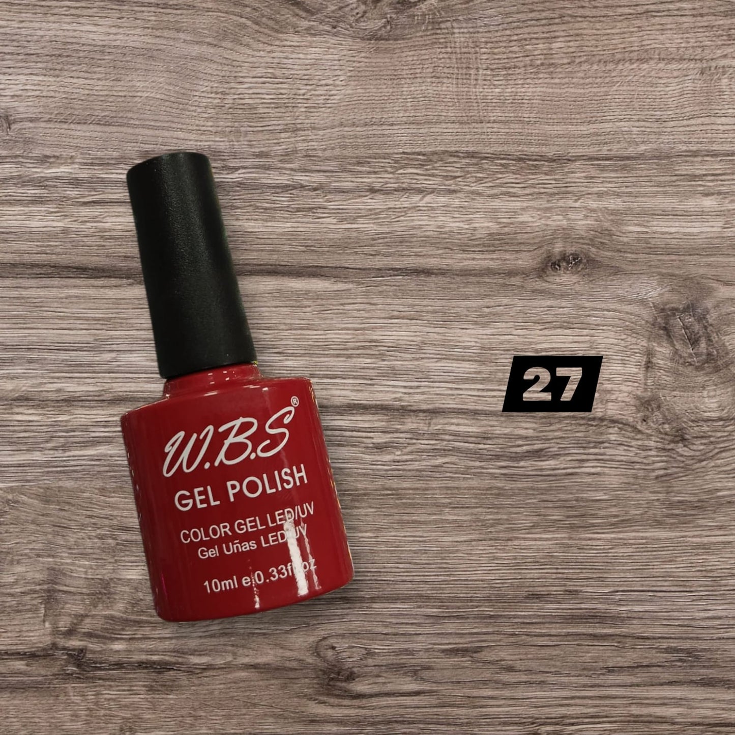 Gel semipermanente WBS Rojo (por pieza)