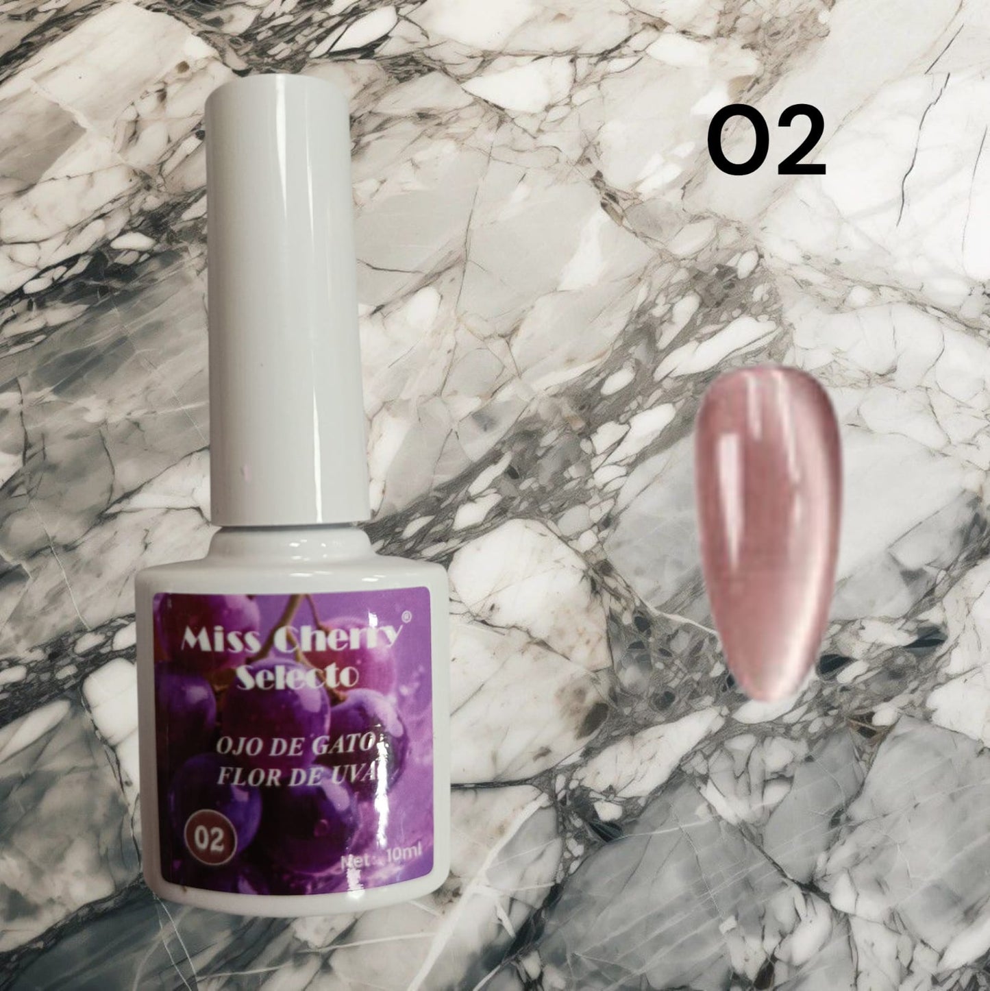 Gel de Efecto Ojo de gato Miss Cherry Flor de uva (por piezas)