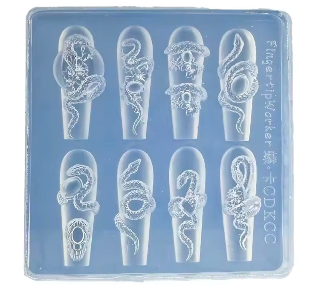 Moldes de silicon para nail art