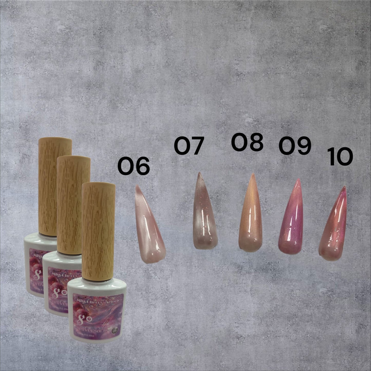 Gel de Efecto Ojo de gato Miss Cherry 8° aniversario (por piezas)