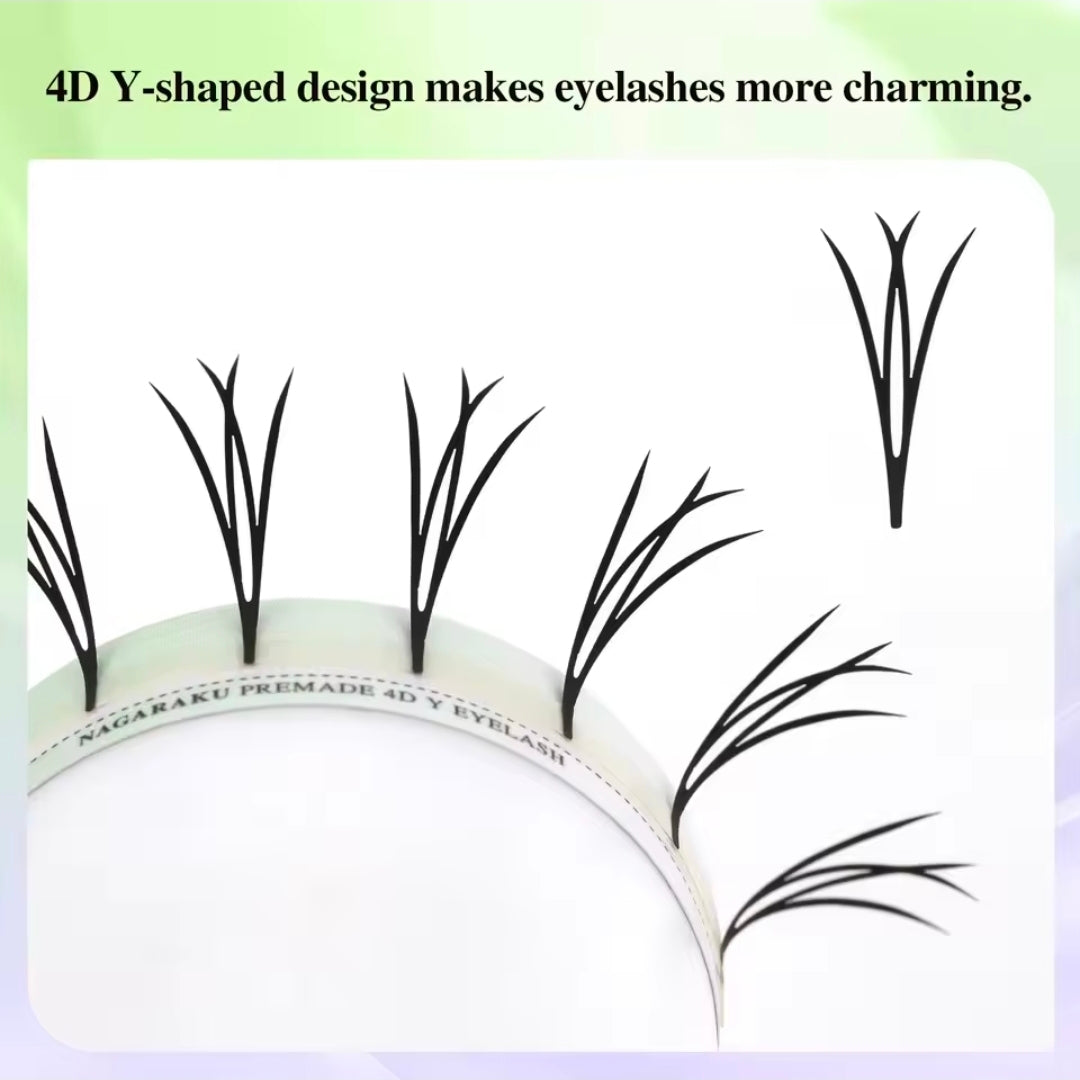 Blister nagaraku 4D forma Y, D, 0.07 mm 8-15 mm (extensiones)