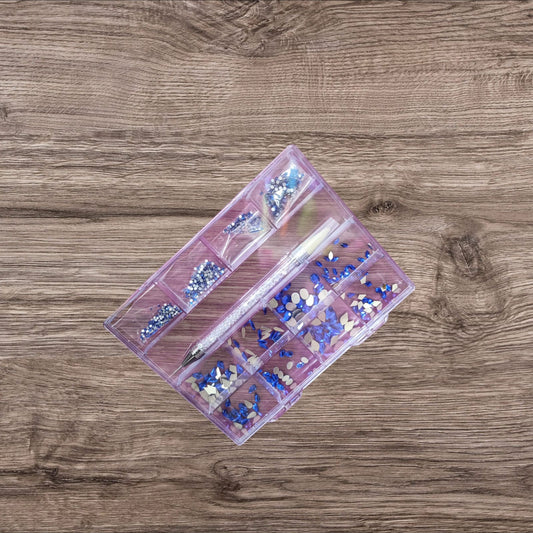 Kit Lapiz de cera con pedrería