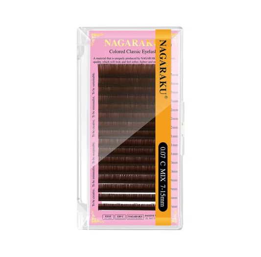 Extensiones Nagaraku Clásica mix (Cafe/Brown)