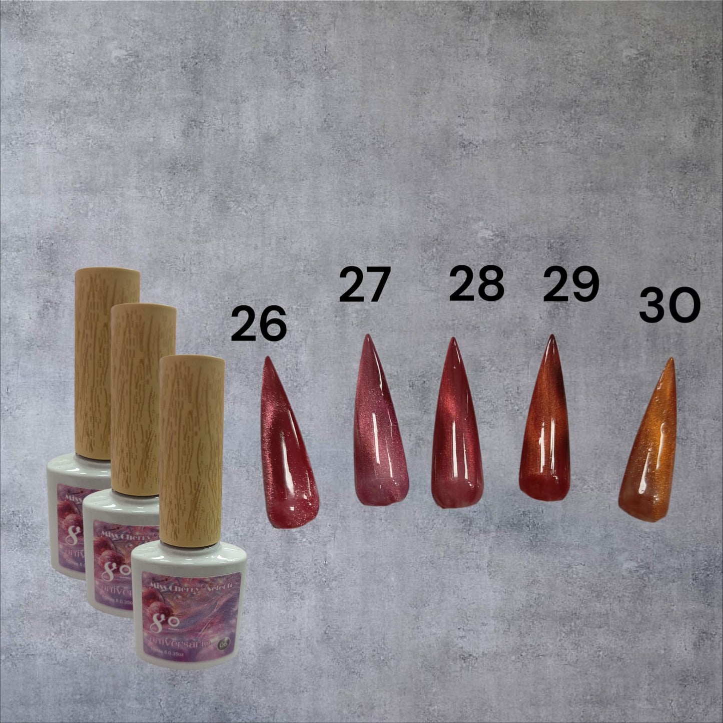 Gel de Efecto Ojo de gato Miss Cherry 8° aniversario (por piezas)